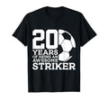 Soccer 20 Years Awesome Soccer T-Shirt - Aesthetic Graphic for Adults - T-Shirt, Sweatshirt, Hoodie