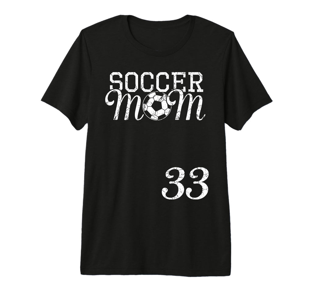 Soccer Mom Jersey Number 33 Favorite T-Shirt - Unique Graphic for Adults - T-Shirt, Sweatshirt, Hoodie