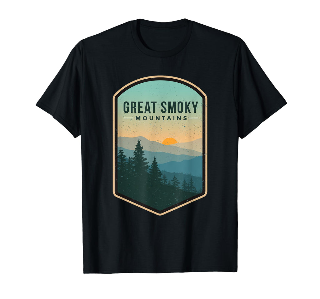 Great Smoky Mountains National T-Shirt - Fun Novelty Design for Adults - T-Shirt, Sweatshirt, Hoodie