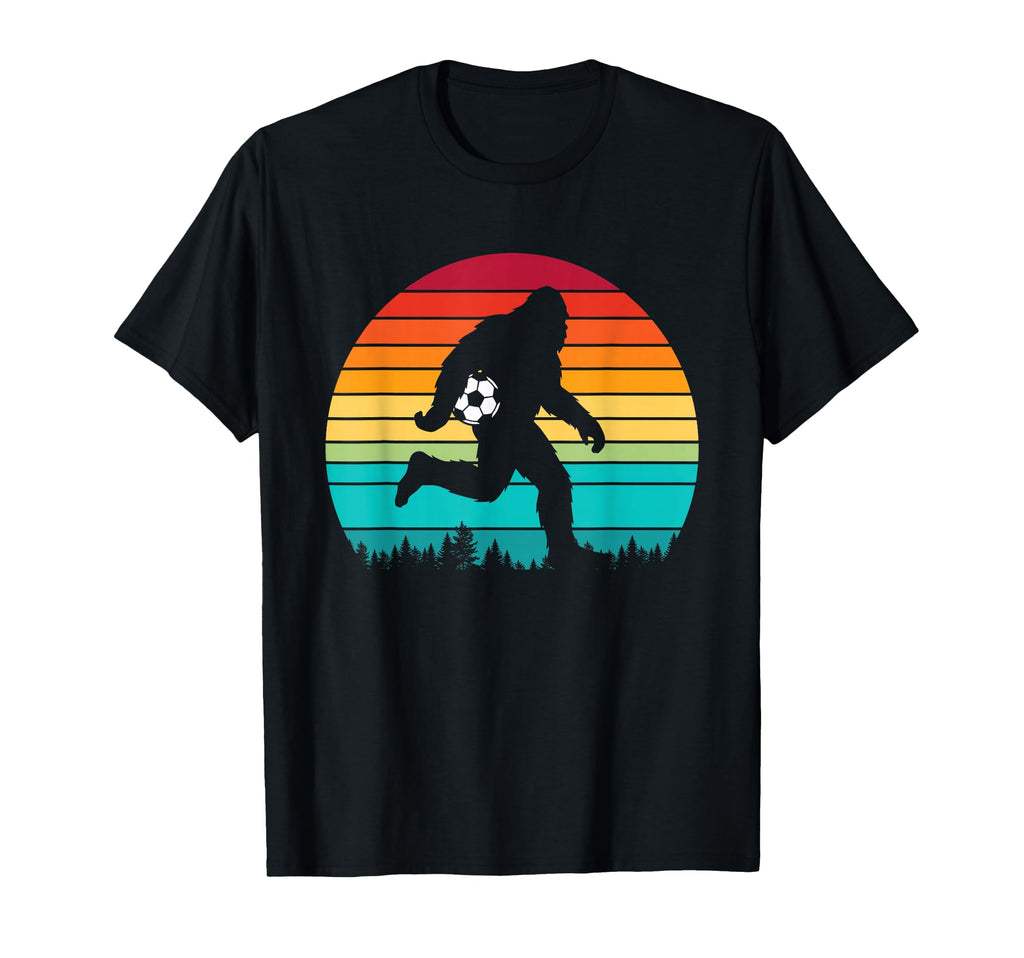Bigfoot Sasquatch Playing Soccer T-Shirt - Unique Graphic for Adults - T-Shirt, Sweatshirt, Hoodie