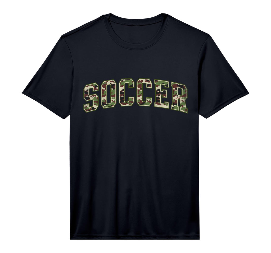 Mens Camo Soccer Camourflage Varsity T-Shirt - Novelty Apparel Men Women - T-Shirt, Sweatshirt, Hoodie