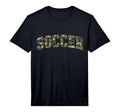 Mens Camo Soccer Camourflage Varsity T-Shirt - Novelty Apparel Men Women - T-Shirt, Sweatshirt, Hoodie