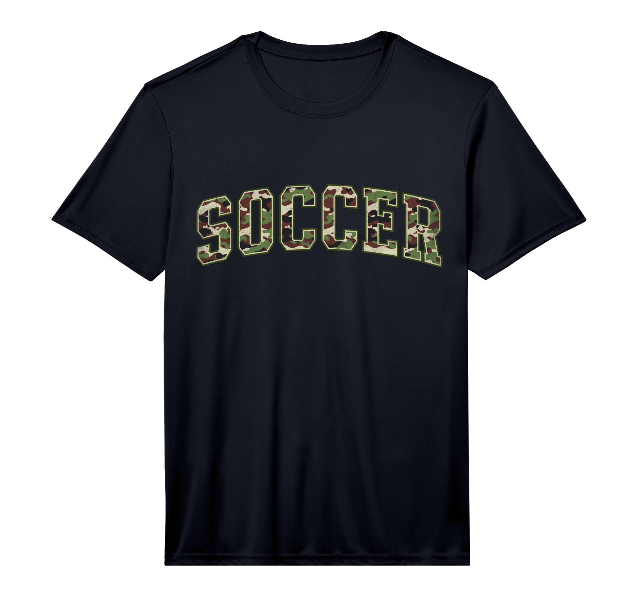 Mens Camo Soccer Camourflage Varsity T-Shirt - Novelty Apparel Men Women - T-Shirt, Sweatshirt, Hoodie