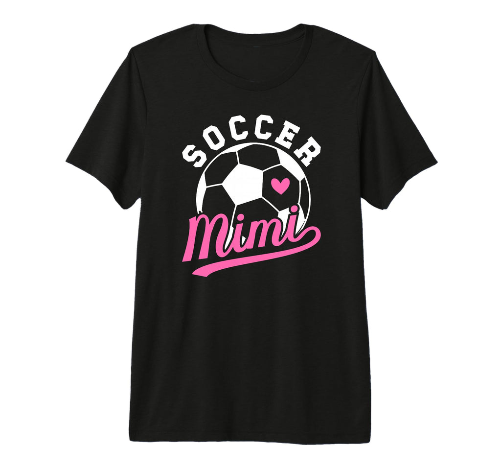 Soccer Mimi Heart Grandma Mimi Soccer T-Shirt - Minimalist Print Men Women - T-Shirt, Sweatshirt, Hoodie