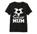 Soccer Mum Heart Funny Heartfelt Love T-Shirt - Custom Art Print Men Women - T-Shirt, Sweatshirt, Hoodie