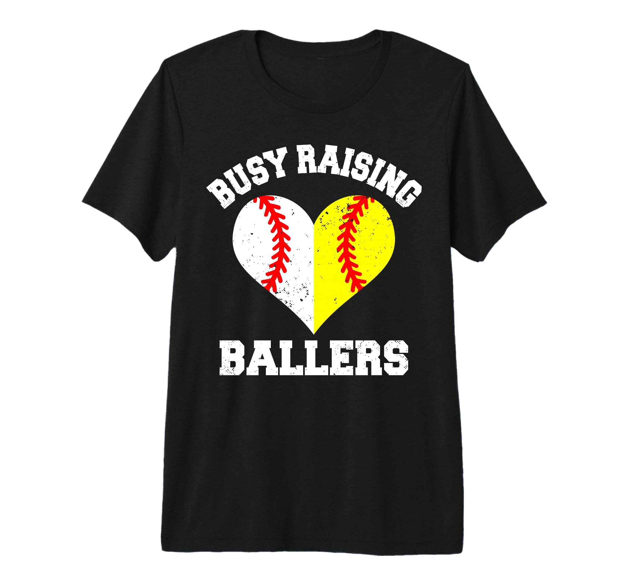 Busy Raising Ballers Baseball Softball T-Shirt - Unique Graphic for Adults - T-Shirt, Sweatshirt, Hoodie