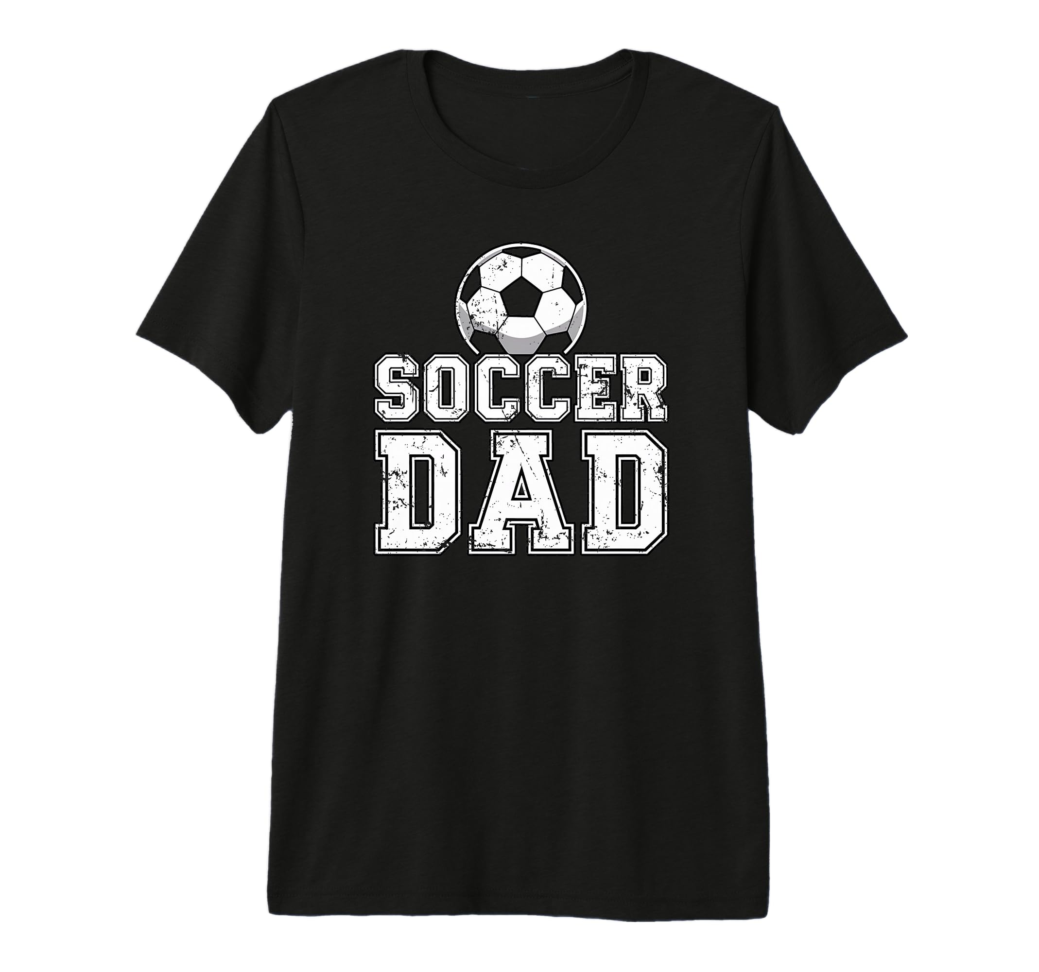 Mens Soccer Dad Tri Blend T-Shirt - Minimalist Print Unisex - T-Shirt, Sweatshirt, Hoodie