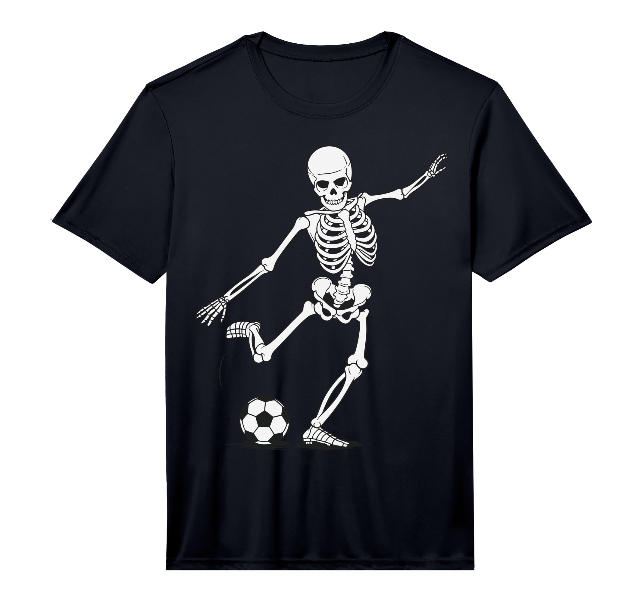 Skeleton Playing Soccer Performance T-Shirt - Aesthetic Graphic Men Women - T-Shirt, Sweatshirt, Hoodie