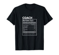 Coach Gift Coach Funny Nutritional T-Shirt - Trendy Graphic Men Women - T-Shirt, Sweatshirt, Hoodie