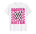 Soccer Sister Coquette Bow Game Day T-Shirt - Aesthetic Graphic Men Women - T-Shirt, Sweatshirt, Hoodie
