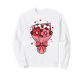 Valentine Soccer Game Love Sweatshirt - Minimalist Print Men Women - T-Shirt, Sweatshirt, Hoodie