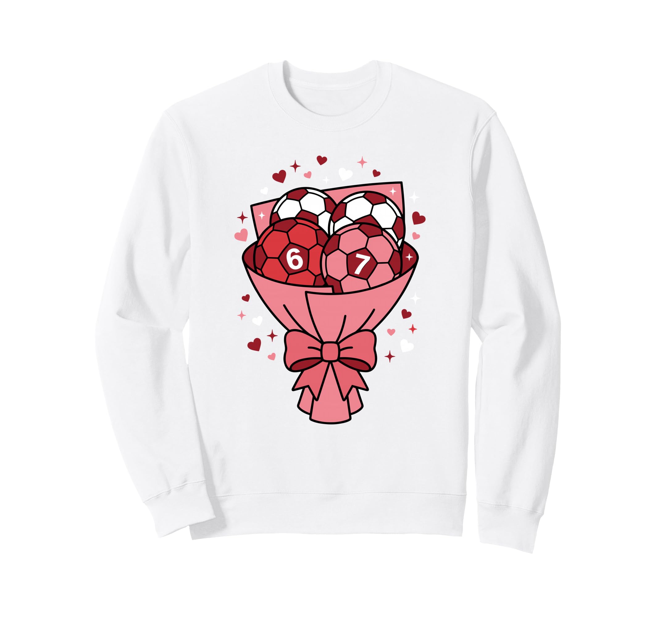 Valentine Soccer Game Love Sweatshirt - Minimalist Print Men Women - T-Shirt, Sweatshirt, Hoodie