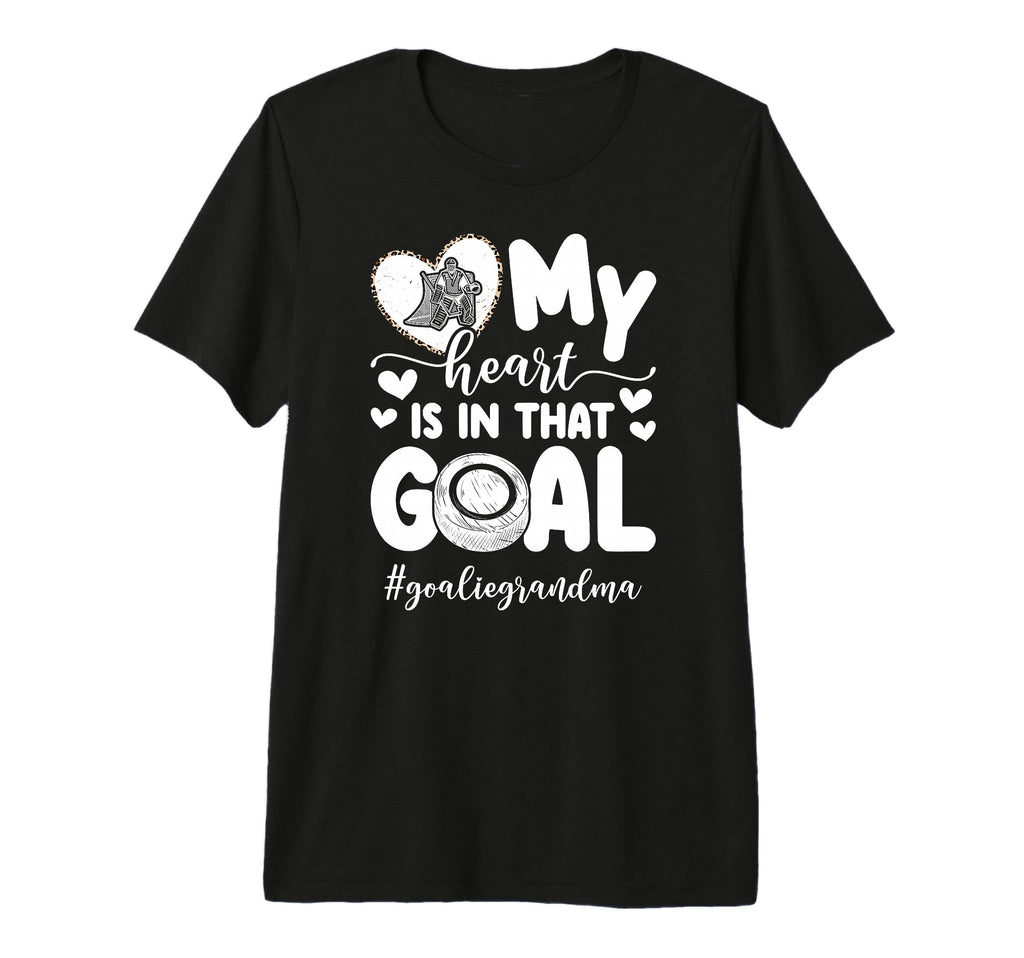Proud Ice Hockey Goalie Grandma T-Shirt - Casual Everyday Wear Unisex - T-Shirt, Sweatshirt, Hoodie