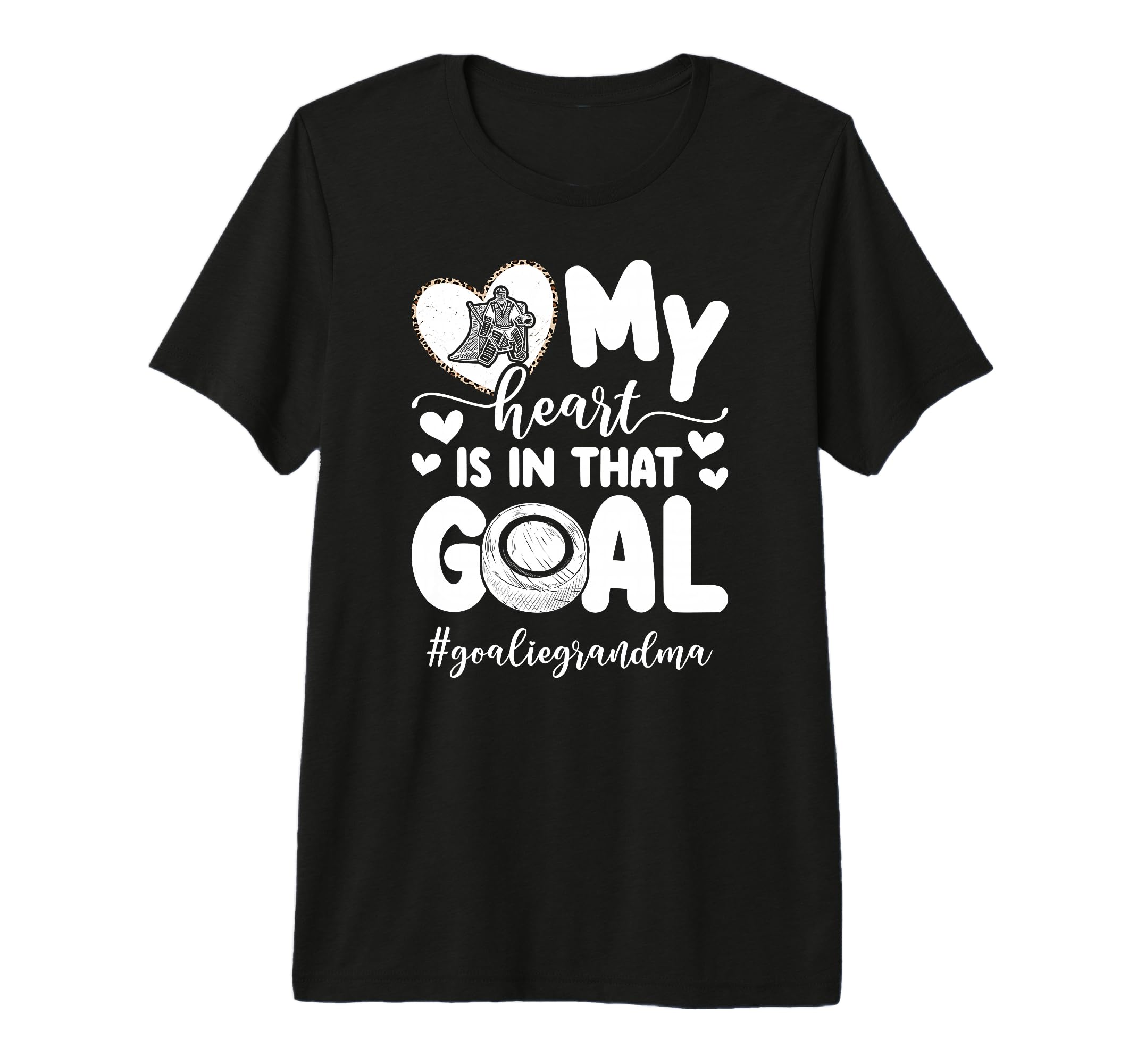 Proud Ice Hockey Goalie Grandma T-Shirt - Casual Everyday Wear Unisex - T-Shirt, Sweatshirt, Hoodie