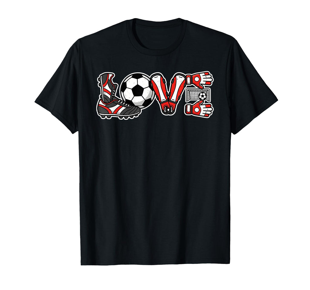 Love Soccer Ball Sports Soccer Player T-Shirt - Trendy Graphic Men Women - T-Shirt, Sweatshirt, Hoodie