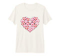 Heart Shaped Soccer Ball Artwork Tri T-Shirt - Novelty Apparel Men Women - T-Shirt, Sweatshirt, Hoodie