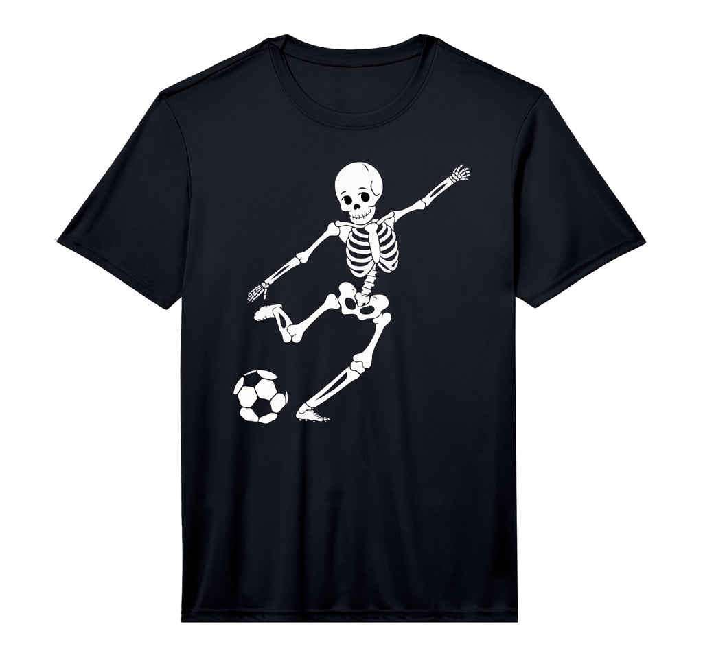 Soccer Skeleton Halloween Soccer T-Shirt - Unique Graphic for Adults - T-Shirt, Sweatshirt, Hoodie