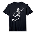 Soccer Skeleton Halloween Soccer T-Shirt - Unique Graphic for Adults - T-Shirt, Sweatshirt, Hoodie