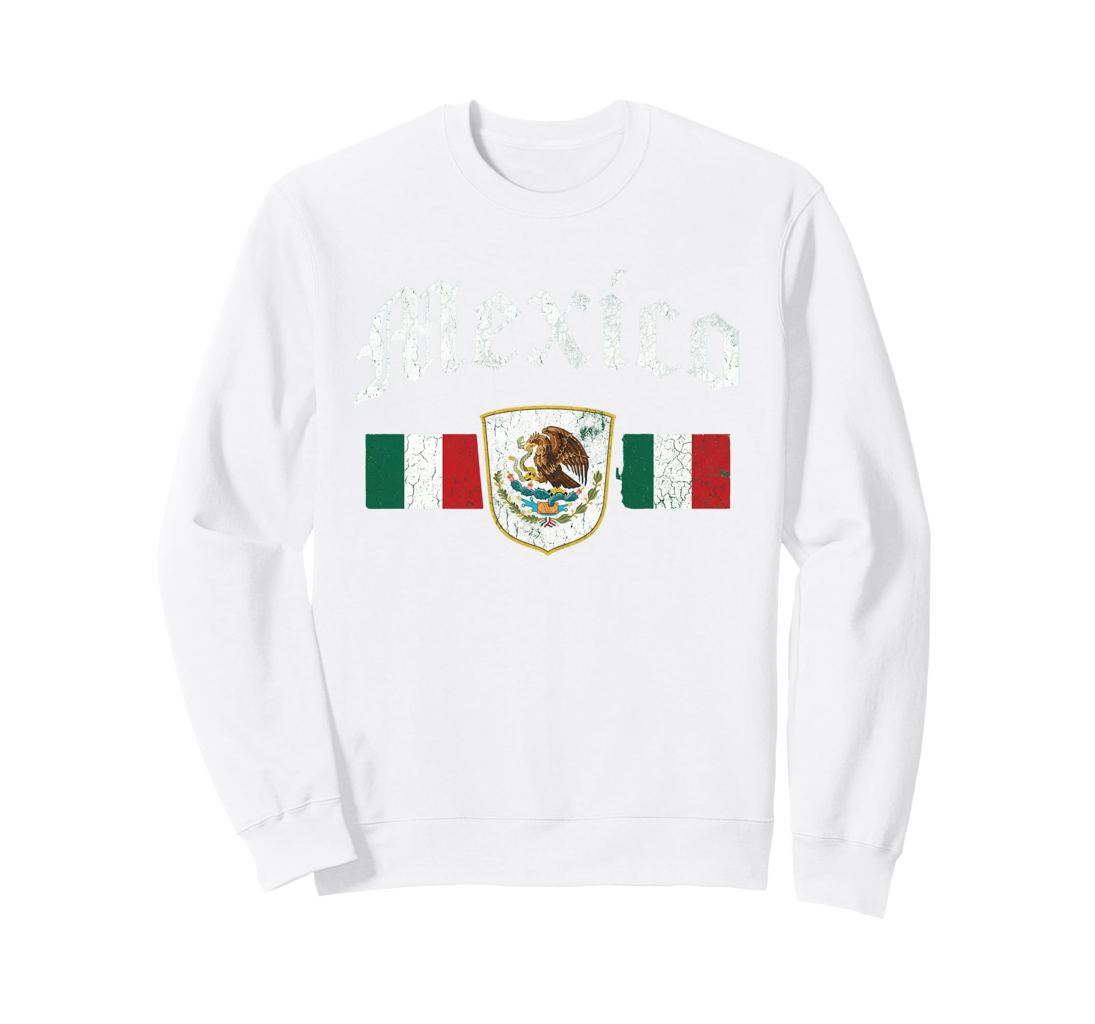 Mexico Flag Mexican Hispanic Sweatshirt - Fun Novelty Design Men Women - T-Shirt, Sweatshirt, Hoodie