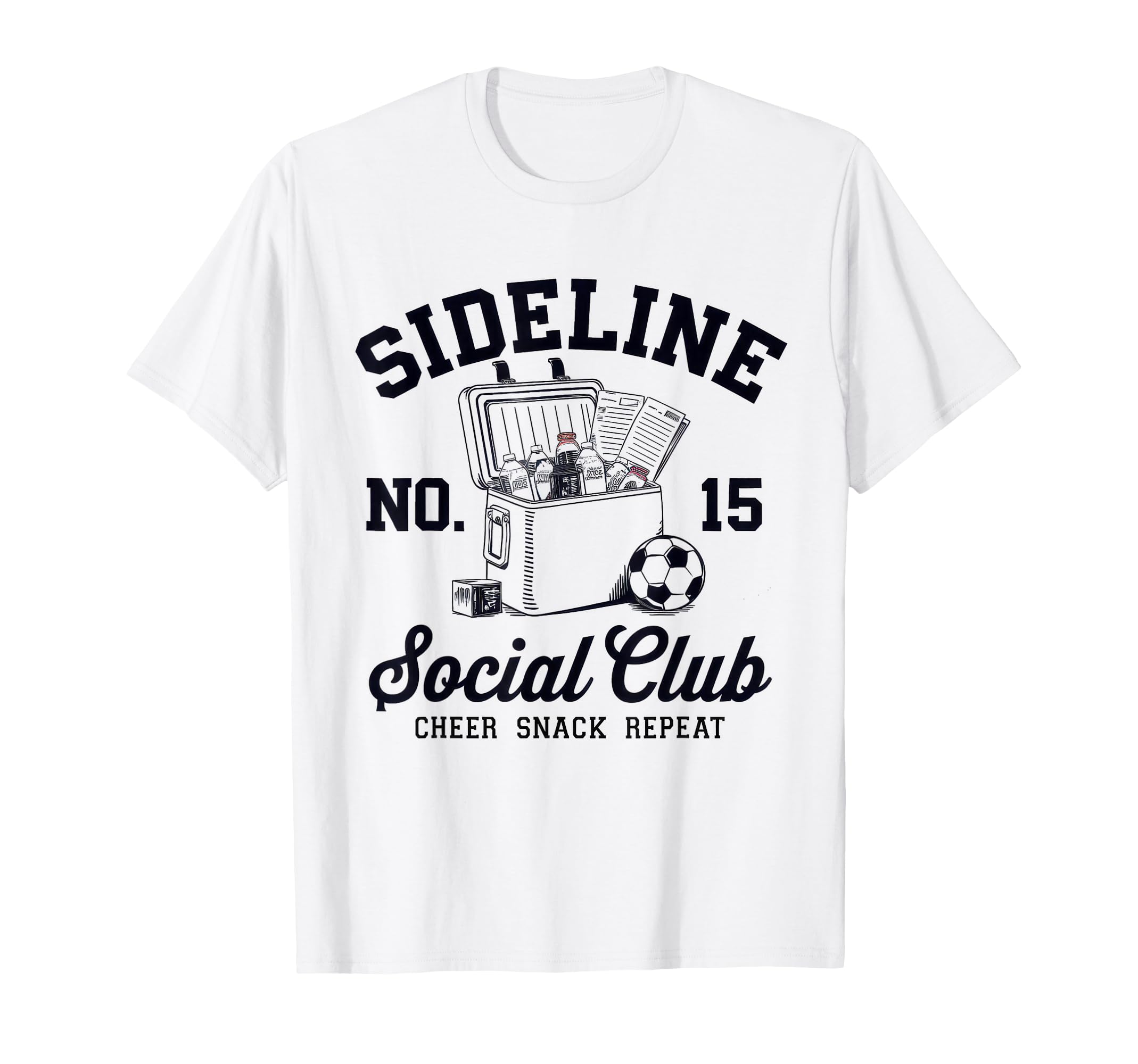 Sideline Social Club Soccer Mom Game Day T-Shirt - Graphic Print Men Women - T-Shirt, Sweatshirt, Hoodie