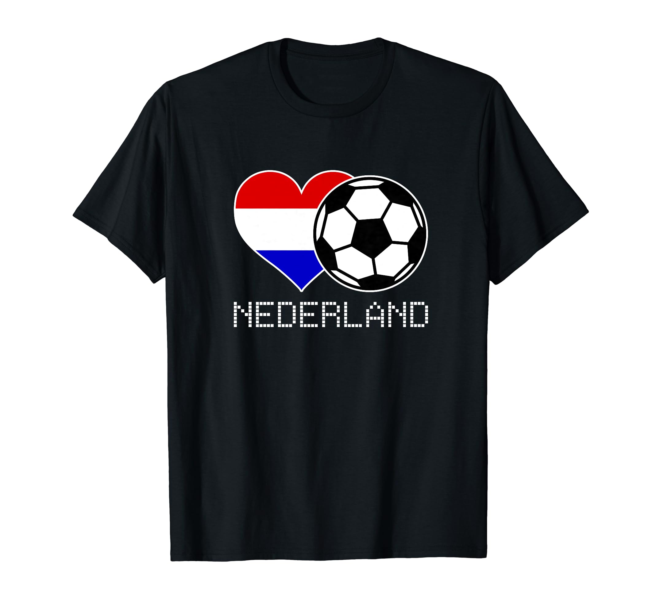 Nederland Soccer Dutch Flag Love T-Shirt - Aesthetic Graphic Unisex - T-Shirt, Sweatshirt, Hoodie