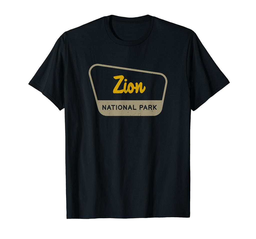 Zion National Park Two Tone Sign T-Shirt - Streetwear Style Men Women - T-Shirt, Sweatshirt, Hoodie