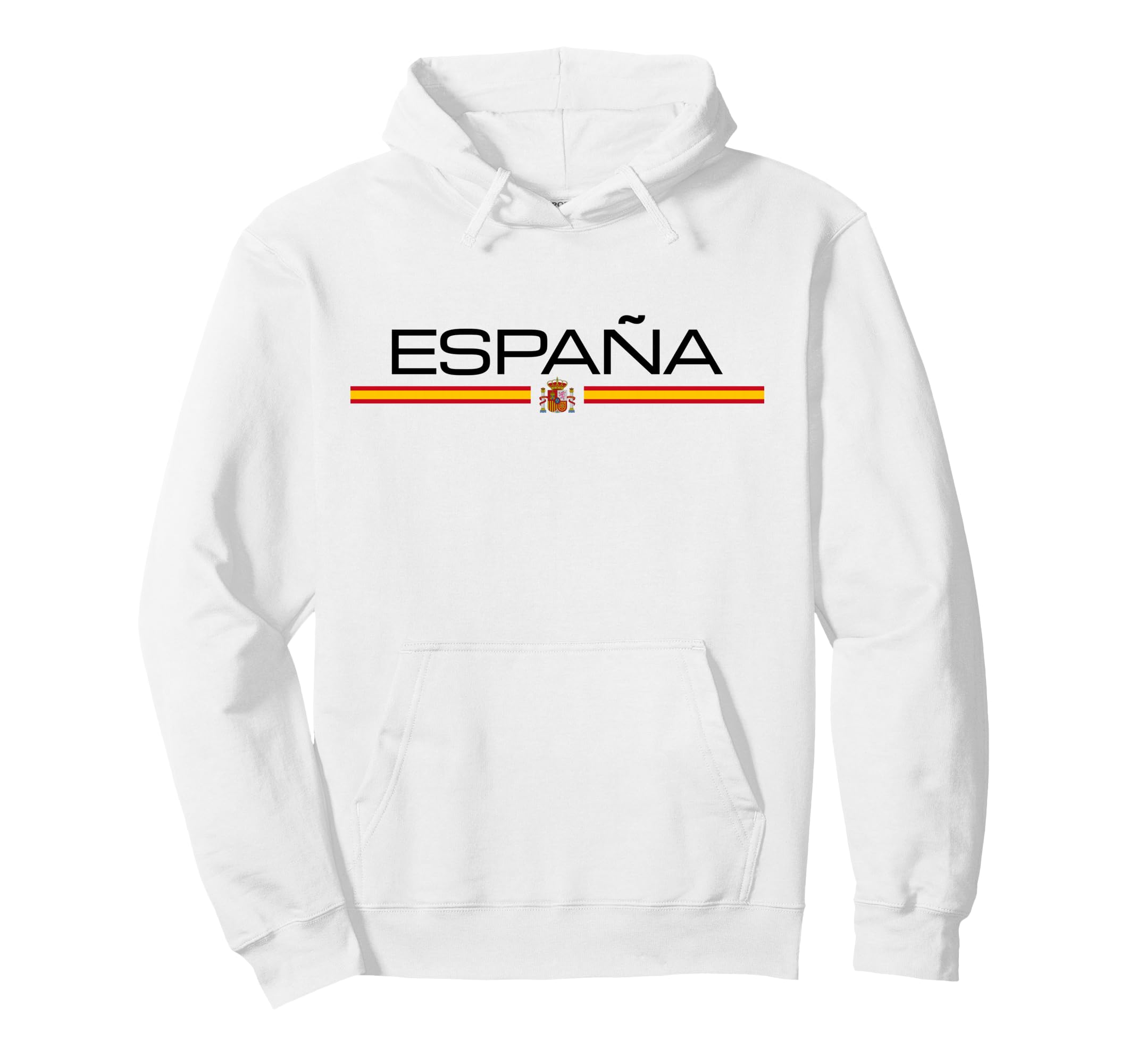 Spain Flag Espa Athletic Games Hoodie - Casual Everyday Wear for Adults - T-Shirt, Sweatshirt, Hoodie