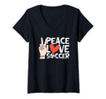 Soccer Enthusiast Love Peace Support Fan T-Shirt - Trendy Graphic Men Women - T-Shirt, Sweatshirt, Hoodie