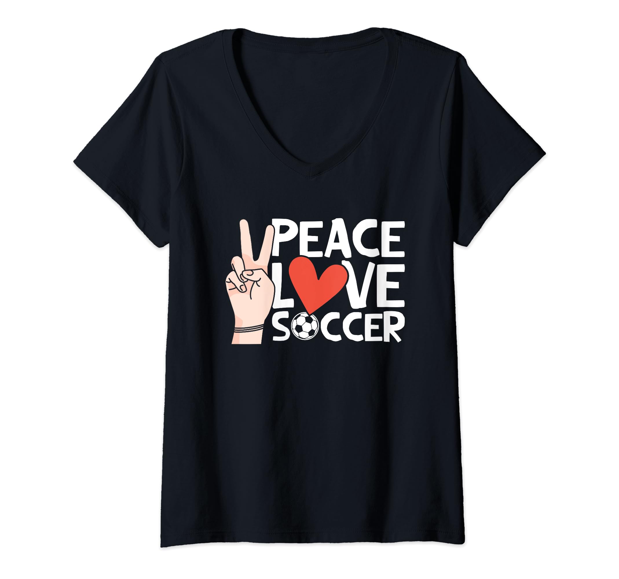Soccer Enthusiast Love Peace Support Fan T-Shirt - Trendy Graphic Men Women - T-Shirt, Sweatshirt, Hoodie