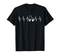Roller Skate Roller Skates Heartbeat T-Shirt - Fun Novelty Design Men Women - T-Shirt, Sweatshirt, Hoodie