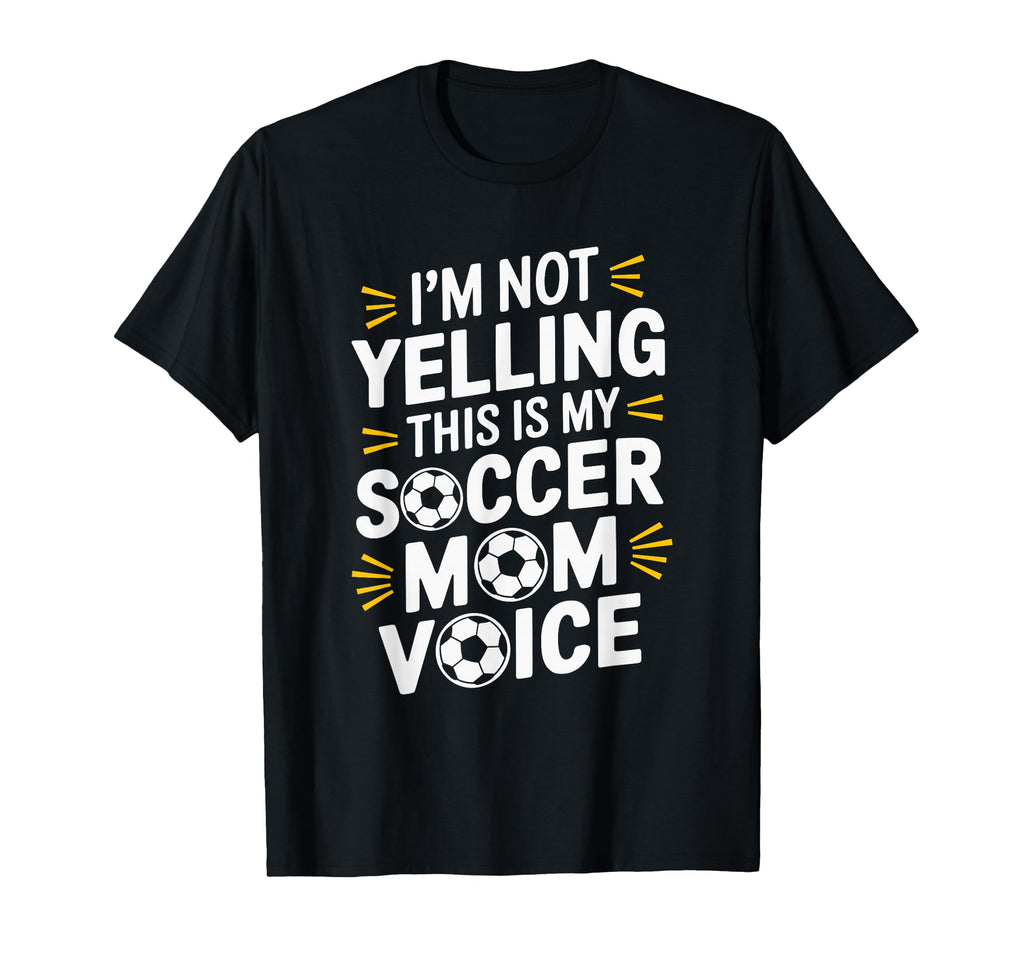 This Is My Soccer Mom Voice T-Shirt - Aesthetic Graphic Men Women - T-Shirt, Sweatshirt, Hoodie