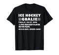 Funny Ice Hockey Goalie Definition T-Shirt - Unique Graphic for Adults - T-Shirt, Sweatshirt, Hoodie