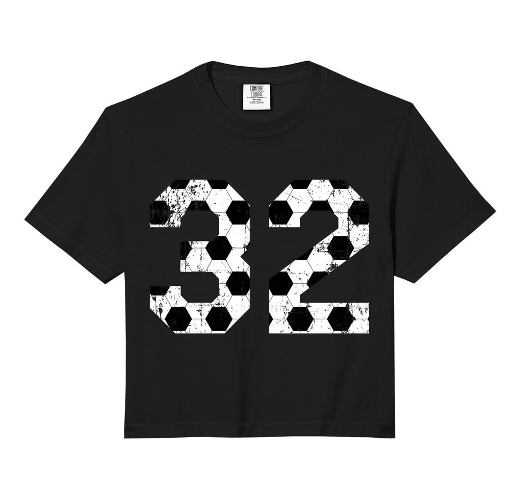 Soccer 32 Jersey Number Comfort Sweatshirt - Aesthetic Graphic Unisex - T-Shirt, Sweatshirt, Hoodie