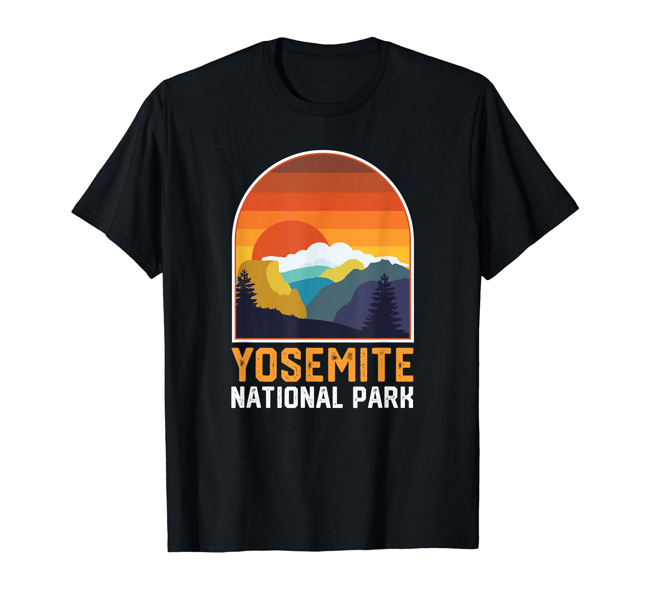 Yosemite National Park Sunset T-Shirt - Aesthetic Graphic Men Women - T-Shirt, Sweatshirt, Hoodie