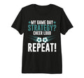 My Game Day Strategy Cheer Loud T-Shirt - Custom Art Print Men Women - T-Shirt, Sweatshirt, Hoodie