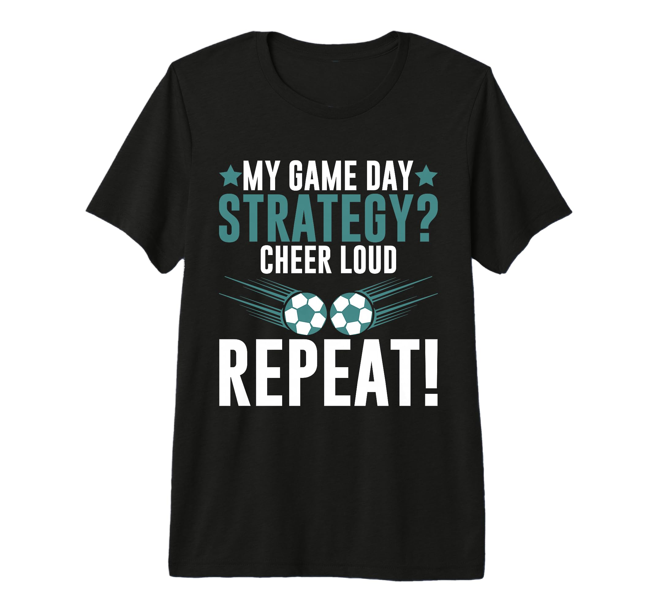 My Game Day Strategy Cheer Loud T-Shirt - Custom Art Print Men Women - T-Shirt, Sweatshirt, Hoodie