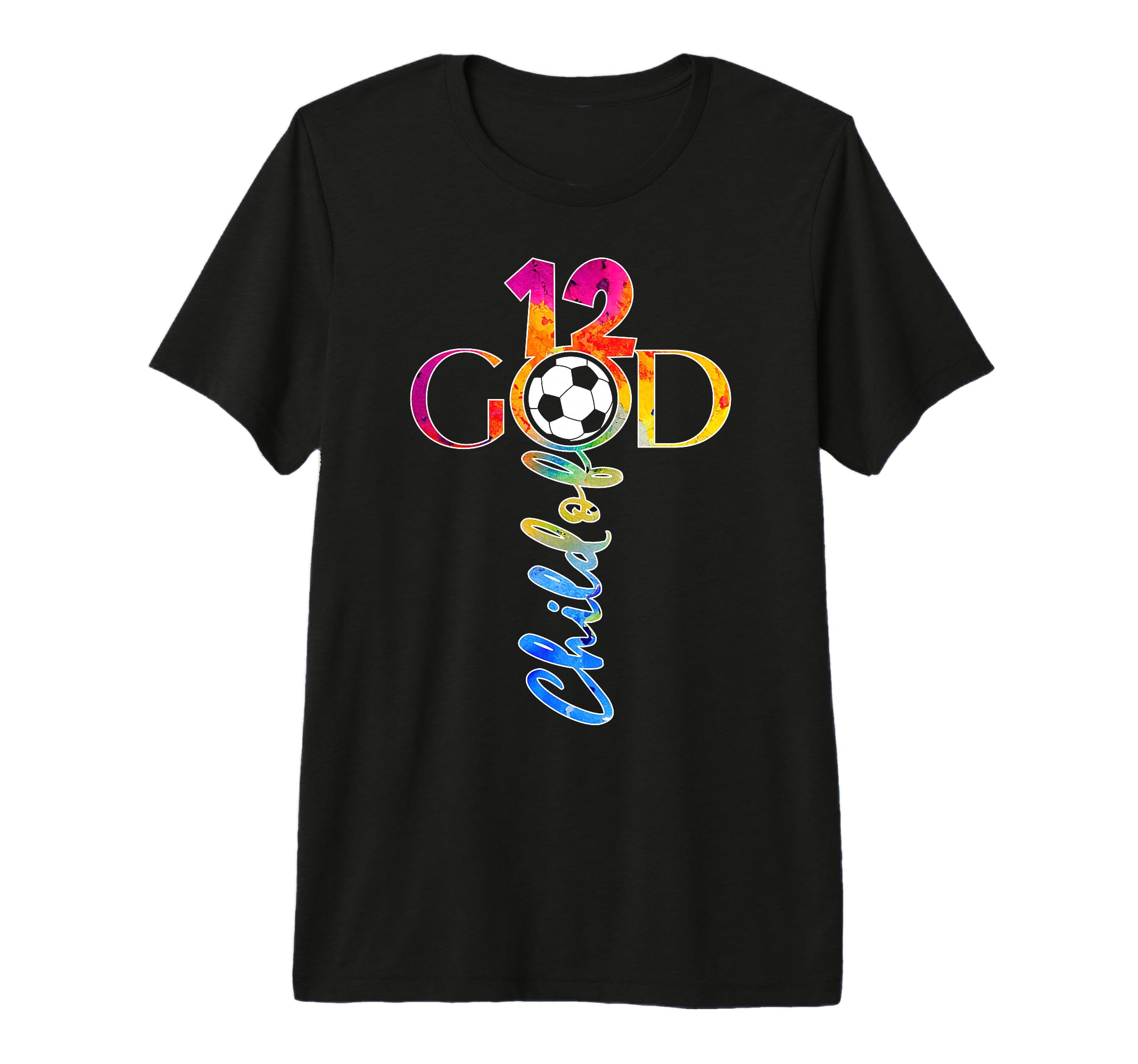 Jesus 12 Years Child God Soccer 12Th T-Shirt - Novelty Apparel Men Women - T-Shirt, Sweatshirt, Hoodie