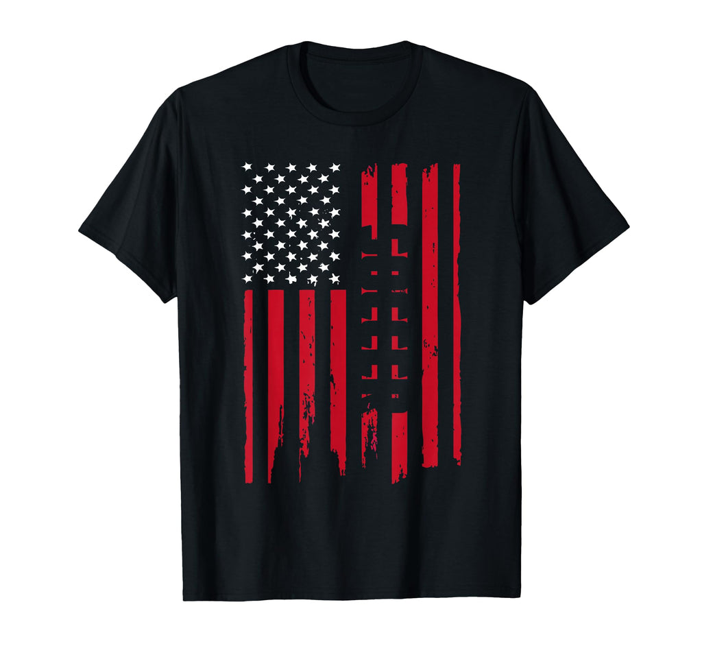 Us Flag Soccer Sport Soccer Player T-Shirt - Minimalist Print for Adults - T-Shirt, Sweatshirt, Hoodie