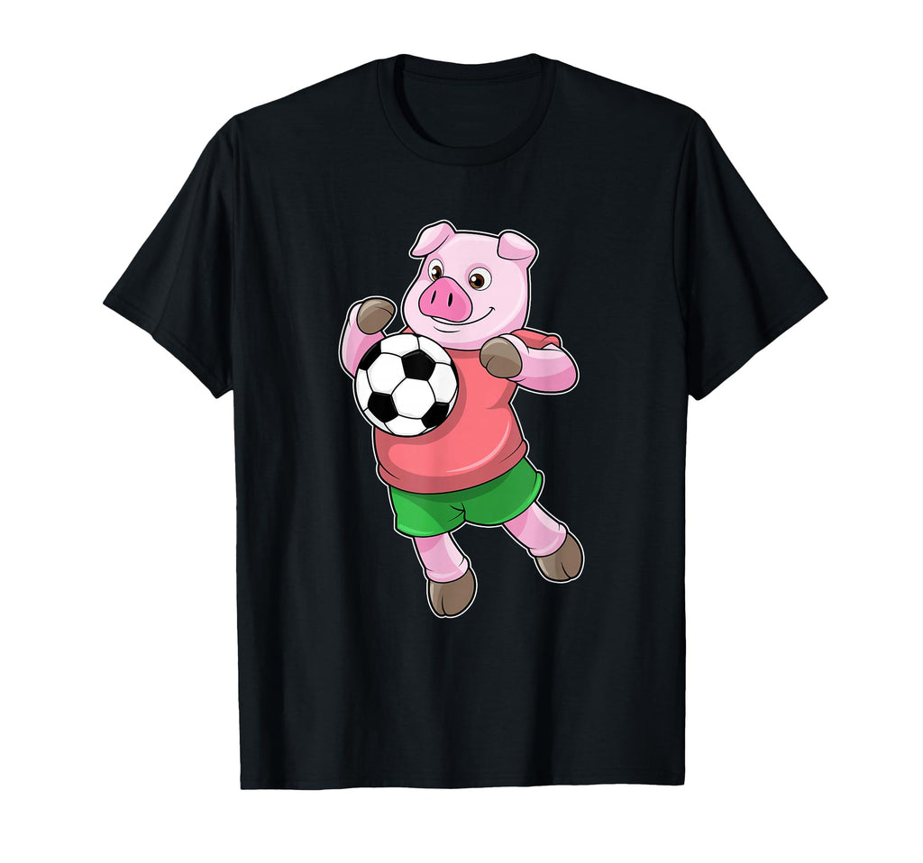 Pig Soccer Player Soccer Sports T-Shirt - Unique Graphic Unisex - T-Shirt, Sweatshirt, Hoodie