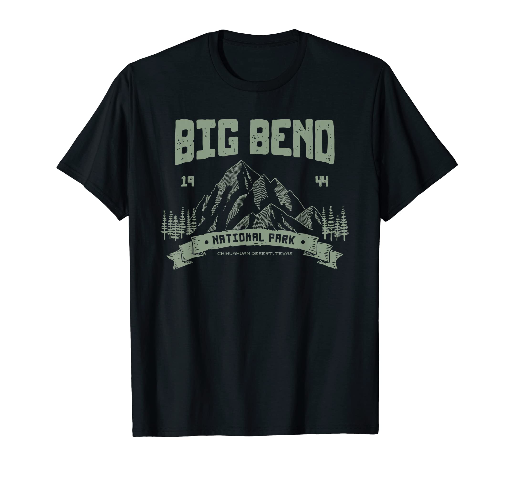 Big Bend National Park Outdoor T-Shirt - Graphic Print Unisex - T-Shirt, Sweatshirt, Hoodie