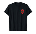 Morocco Soccer Game Lover Anatomical Heart T-Shirt - Trendy Graphic Unisex - T-Shirt, Sweatshirt, Hoodie