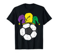 Soccer Football Jester Mardi Gras T-Shirt - Graphic Print Men Women - T-Shirt, Sweatshirt, Hoodie
