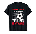 Coaching Soccer Dad Coach Soccer T-Shirt - Aesthetic Graphic Men Women - T-Shirt, Sweatshirt, Hoodie