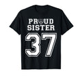 Custom Proud Football Sister T-Shirt - Casual Everyday Wear for Adults - T-Shirt, Sweatshirt, Hoodie