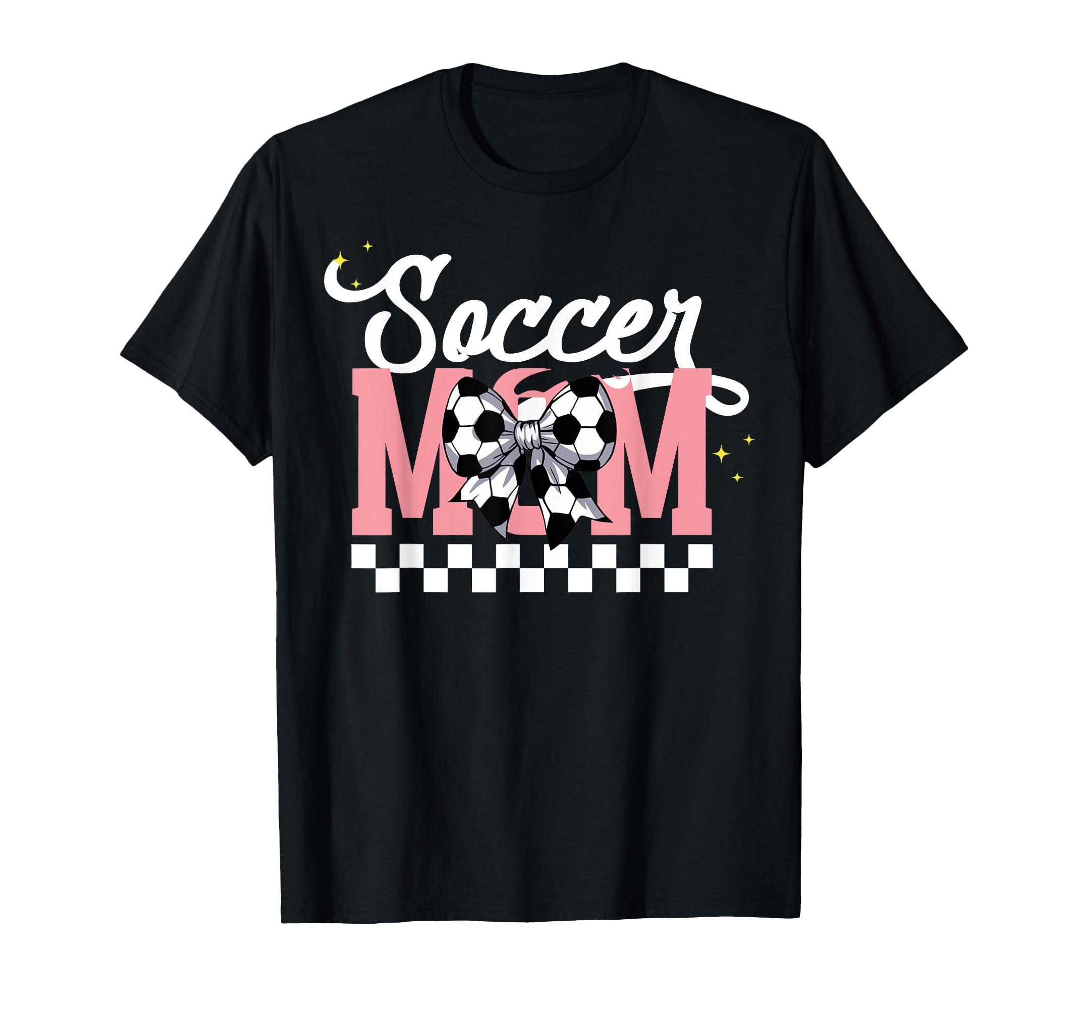 Soccer Mom Bow T-Shirt - Aesthetic Graphic for Adults - T-Shirt, Sweatshirt, Hoodie
