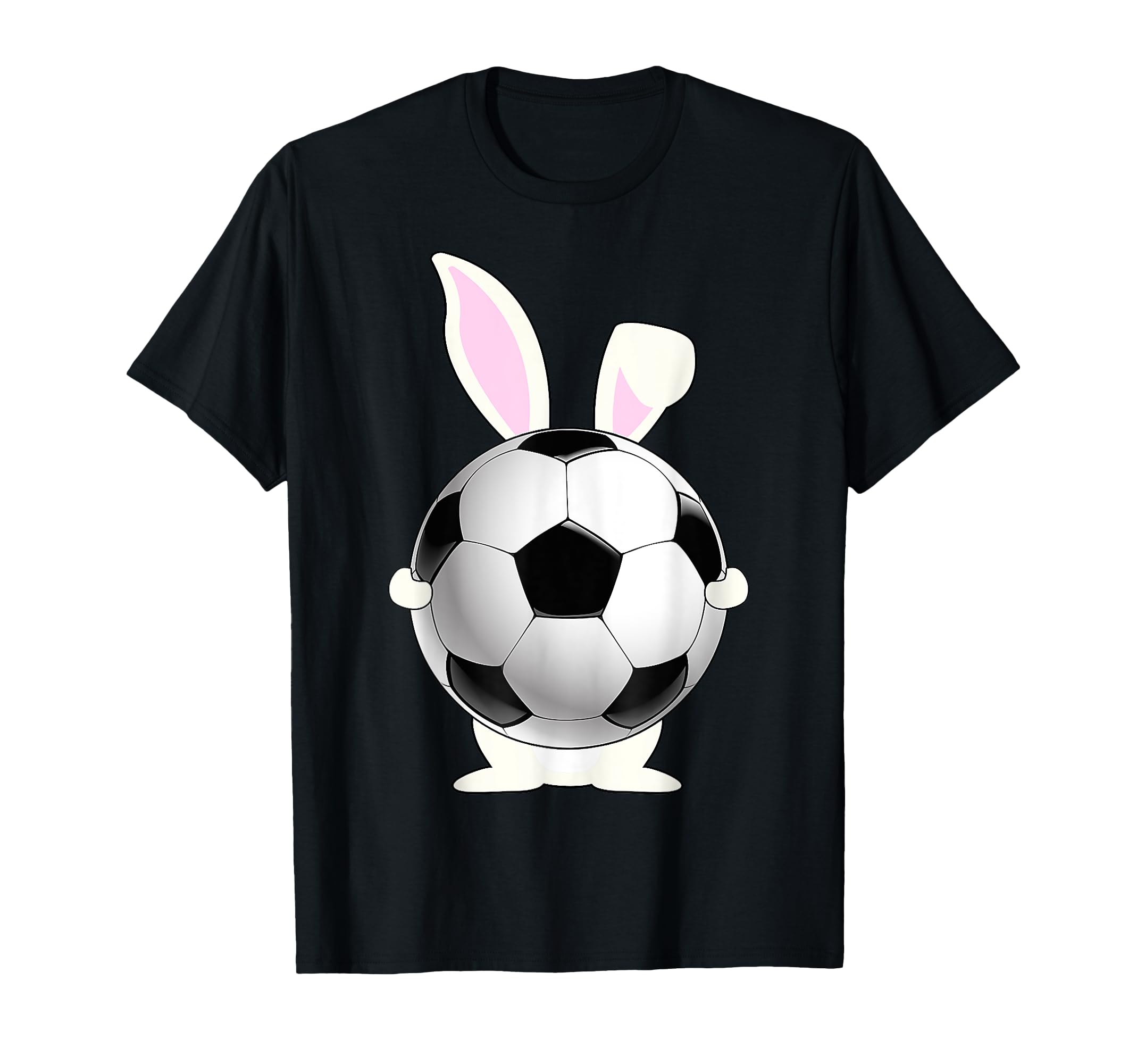 Bunny Easter Soccer Ball Easter Sports Gift T-Shirt - Unique Graphic Unisex - T-Shirt, Sweatshirt, Hoodie