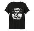 Proud Mom 2026 Senior Soccer Graduate T-Shirt - Trendy Graphic for Adults - T-Shirt, Sweatshirt, Hoodie