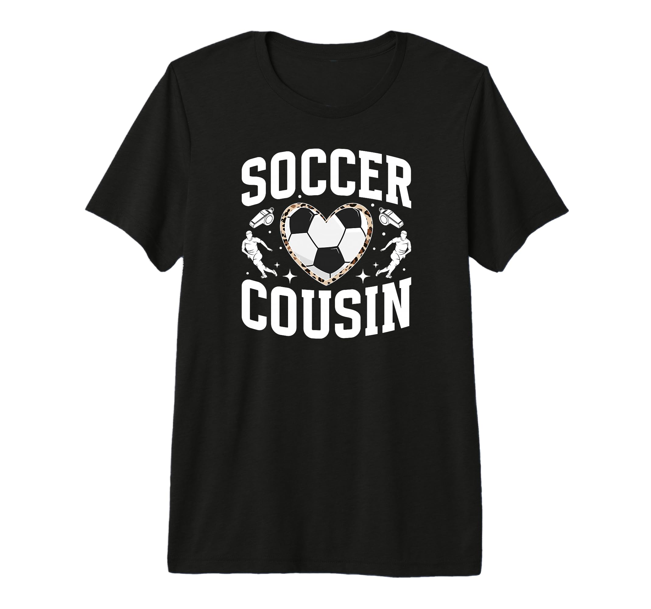 Soccer Cousin Heart Cousin Soccer T-Shirt - Aesthetic Graphic Unisex - T-Shirt, Sweatshirt, Hoodie