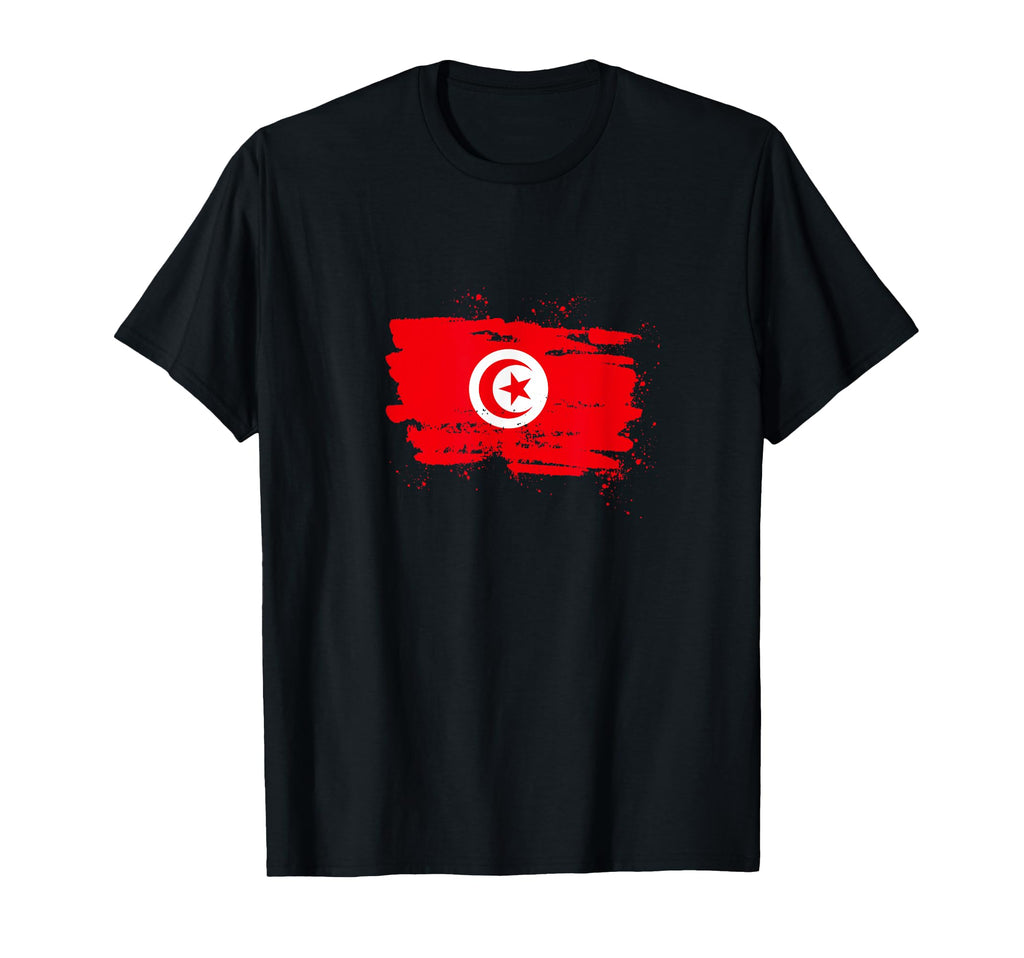 Tunisia 2021 Tunisian Flag Football T-Shirt - Minimalist Print Unisex - T-Shirt, Sweatshirt, Hoodie