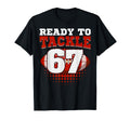Football 67Th Birthday Player Tackle T-Shirt - Aesthetic Graphic Men Women - T-Shirt, Sweatshirt, Hoodie